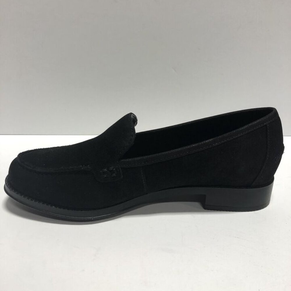 Easy Spirit Women’s Racer, Black Slip-On Loafers, Size 6w.